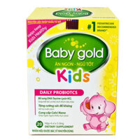 Baby Gold Ăn Ngon Ngủ Tốt Kids, hỗ trợ ăn ngon, tăng cường hấp thu dướng chất