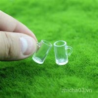 Baby House diy Micro-thu nhỏ cảnh chơi mô hình nhà búp bê phụ kiện mini cốc bia nhỏ 4 chiếc cho một bộ D313A