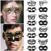 Baby _ House Xuyên Biên giới Carnival Kim cương Sắt Mặt nạ nửa mặt Mặt nạ cao cấp Jazz Nam Mặt nạ cặp đôi