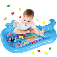 Baby Kids Water Play Mat Infant Tummy Time Fun Activity Play Center Activity Game Gift for 3-9 Months Baby