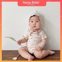 Baby Korean cotton bodysuit bé gái dưới 2 tuổi