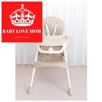 [BABY LOVE MOM] [MOM OF SHUSHI] GHẾ NGỒI ĂN DẶM HONPER ĐIỀU CHỈNH ĐỘ CAO