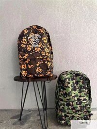 Baby MILO Classic Blue Green Ngụy trang Vườn thú Khỉ nhỏ Ba lô Hoạt hình thường ngày
