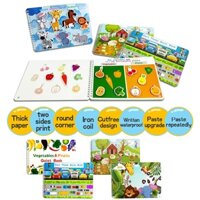 BABY QUIET BOOK TOYS EARLY EDUCATION STICKER SENSORY LEARNING GAME MONTESSORI TOY FOR KIDS 3-6 YEAR OLD TODDLER TOYS