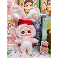 Baby three 400% bé thỏ hồng tai dựng mắt nước tím new fullbox card (đã khui)