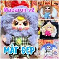 Baby three Thỏ Macaron v2 Mắt Nước Mắt Đẹp và Các Loại Mắt, Blind box Chính Hãng.