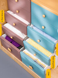 （Baby） tủ nhựa 5 tầng Tủ quần áo trẻ em, tủ đựng quần áo đồ chơi lặt vặt