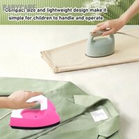 Babycare Bàn ủi mini cầm tay điện nhỏ Máy ép giặt quần áo EU Cắm 110‑240V Handmade DIY cho trẻ em