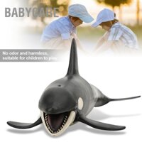 Babycare Có hàng sẵn Hình dạng cá voi sát thủ Mô phỏng mô hình động vật Sinh biển Trẻ em Đồ chơi rắn tĩnh
