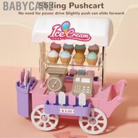 Babycare Đồ chơi xe bán kem chạy bằng pin Nhập vai Giáo dục Học tương tác Dễ thương cho bé trai bé gái