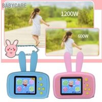 Babycare Máy ảnh đồ chơi trẻ em 2in 1200W HD quay video kỹ thuật số có trò dành cho