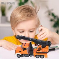 Babycare RC Xe Cần Cẩu Đồ Chơi 11 Kênh Nhạc Nhẹ Chạy Bằng Pin Thực Tế Điều Khiển Từ Xa Máy Kéo Xây Dựng Cho Bé Trai