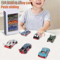Babyfair 6pcs 1:64 Mô hình xe đua Bộ đồ chơi hợp kim với chức năng trượt trẻ em Trang trí nhà