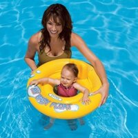 Babyfair. Bể Bơi Cho Bé Tập Ghế Phao Bơm Hơi Với An Toàn Buồng Khí Đôi Trẻ Sơ Sinh