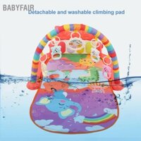 Babyfair Bé Tập Gym Thảm Piano Những Bài Hát Đèn Có Thể Tháo Rời Giáo Dục Sớm Cho Âm Nhạc Đá Chơi Pad Đỏ