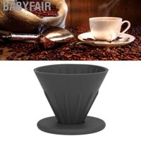 Babyfair MXZZAND Du lịch Coffee Dripper Giá đỡ bộ lọc đơn giản sử dụng an toàn cho người mới bắt đầu sử dụng văn phòng (màu đen)