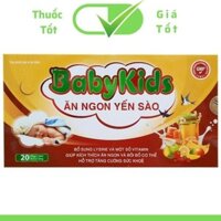 babykids ăn ngủ ngon yến sào babykid- hộp 20 ống e