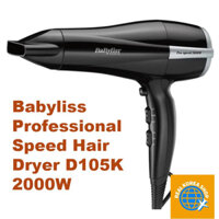 [babyliss] Tốc Độ Nhanh Chuyên Nghiệp [babyliss] ​​Máy Sấy Tóc d105k 2000w d105k 2000w Chất Lượng Cao, [Babyliss] Professional Speed ​​Hair Dryer D105K 2000W