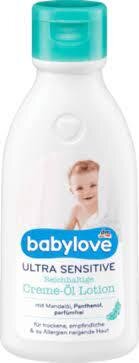 Babylove creme öl lotion 250ML PMD