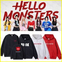 Babymonster 2025 HELLO MONSTER Áo Hoodie AHYEON RORA ASA dây kéo áo khoác