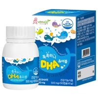 Babyrak TOKTOKHANY DHA Omega3 Nhai (500mg × 90 Viên)