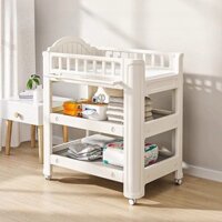babyVIVA Bàn thay tã cho bé, bàn tắm, bàn chăm sóc bé, bàn chạm đa chức năng, bàn di động cho trẻ sơ sinh