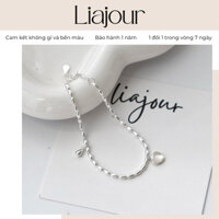[Bạc 925] - Bảo hành trắng sáng  - Vòng tay nữ Linnet thiết kế mắc xích nhỏ xinh