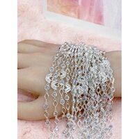 Bạc 925 Lắc tay thiên nga đính đá