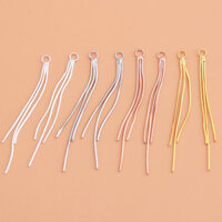 Bạc 925 Phụ Kiện Trang Sức Xương Rắn Dây Xích Ba Khoản Tai Handmade DIY Tự Làm Bông Tai Bông Tai Phụ Kiện