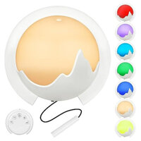 Bắc Âu Phòng Ngủ Đèn Ngủ Led Treo Tường Xông Phòng Dây Chuyển Đổi Máy Tạo Độ Ẩm Rgb Đổi Màu Hương Liệu Đèn Tường Tắt Tiếng Công Suất Lớn