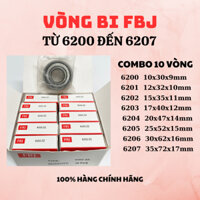 (Bạc đạn) 10 vòng bi FBJ 6200 6201 6202 6203 6204 6205 6206 6207