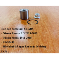 Bạc đạn bánh sau (Có ABS) Nissan Almera 1.5 2013-2019, Nissan Sunny 2011-2015 (BK901)