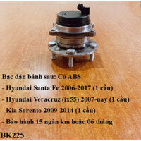 Bạc đạn bánh sau (Có ABS)Hyundai Santa Fe 2006-2017 (1 cầu)  Hyundai Veracruz (ix55) 2007-nay (1 cầu)