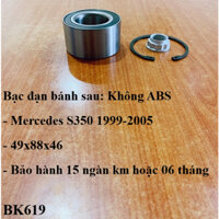 Bạc đạn bánh sau (Không ABS) Mercedes S350 1999-2005 (BK619)