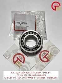 Bạc Đạn Dên 6207 Dày Xe A Móc, Dylan, PS, SH 125-150 (2005-2008-2010) Chính Hãng