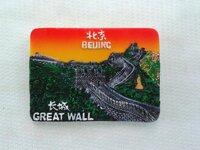 Bắc Kinh GREAT WALL Du Lịch Quà Lưu Niệm Nhựa Lập Thể Hình Dán Tủ Lạnh Nam Châm Sáng Tạo Ra Nước Ngoài Để Quà Tặng Trung Quốc