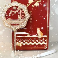 Bắc Kinh Tuyết Trong Tử Cấm Thành Cầm Tay Hoa Gương Triển Lãm Quốc Gia Sáng Tạo Sáng Tạo Cung Điện Cổ Mang Theo Gương Trang Điểm Quà Tặng cc20250317