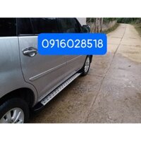 Bậc lên xuống Toyota innova 2015 2016 hàng đẹp, mẫu nhỏ, chất liệu hợp kim nhôm inova
