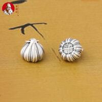 Bạc Nguyên Chất 990 Seiko 3D Bạc Cứng Tỏi Mặt Dây Chuyền Chiến Thắng Trong Giữ Mặt Dây Chuyền Retro Vòng Tay DIY Vòng Tay Bạc Phụ Kiện