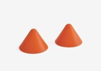 Bắc nồi silicone 2P -  Erato - Hàng nhập khẩu Hàn Quốc - Màu cam đất