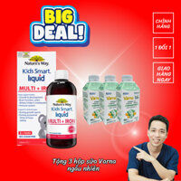 [Bác sĩ Đăng] Nature's Way Kids Smart Liquid Multi Iron bổ sung sắt và vitamin khoáng chất lọ 200ml