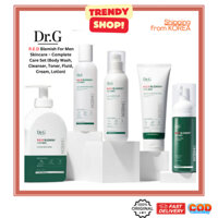 Bác sĩ G R.E.D Blemish For Men Skincare – Bộ chăm sóc toàn diện (Sữa rửa mặt, Sữa rửa mặt, Toner, Chất lỏng, Kem, Sữa dưỡng da)