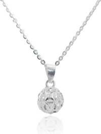 Bạc thật 100 Bộ trang sức bạc nữ cao cấp Panmila Kim Tiền may mắn BTS.AK1.B - Dây chuyền kim tiền