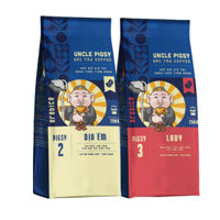 Bác Trư Coffee Combo Arabica đậm đà 2 gói cà phê pha phin Dịu êm  và Lady cho phái nữ
