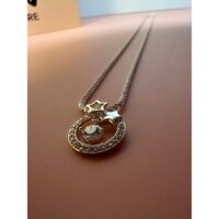 BẠC Ý TA Jewelry Mặt dây chuyền bạc hình tròn hạt xoàn mỹ ở giữa SYTJMDC0014 ( Không bao gồm dây chuyền)