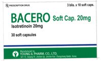Bacero Soft Cap. 20mg - Thuốc điều trị mụn trứng cá của Hàn Quốc