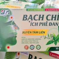 BẠCH CHỈ ÍCH PHẾ ĐAN - XUYÊN TÂM LIÊN: HỖ TRỢ GIẢM HO, GIẢM ĐỜM, ĐAU RÁT HỌNG, KHAN TIẾNG DO VIÊM HỌNG, VIÊM PHẾ QUẢN