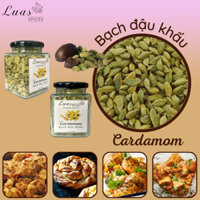 Bạch đậu khấu xanh Ấn Độ - Green Cardamom - Lọ thủy tinh 200ml - Gia vị chuẩn Á Âu