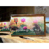 Bách Diệp Liên Trà Hộp Gỗ 6 bông Dã Vị  Hundred petal lotus tea  Thơm/Thanhh/Chát nhẹ/Tỉnh táo/Quà tặng/Trung thu