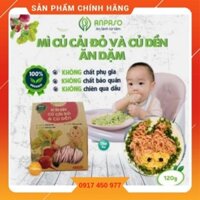 Bách hóa tổng hợp Mì Củ Cải Đỏ & Củ Dền Ăn Dặm Organic Anpaso 300g